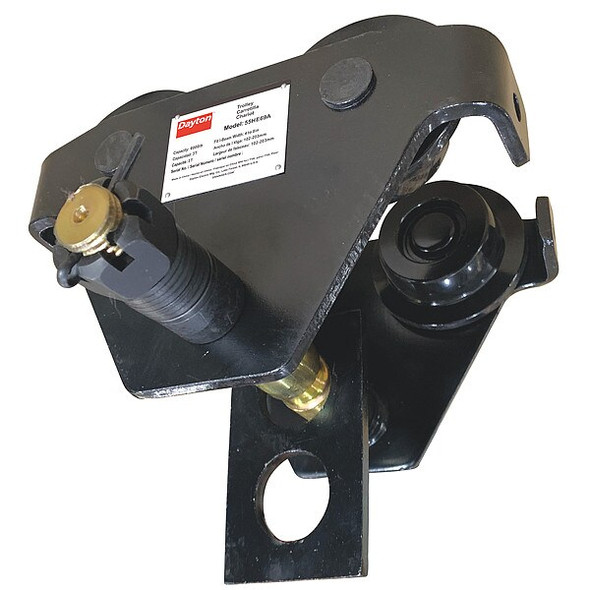 Dayton Push Trolley,6000 lb. Load Capacity 55HE69