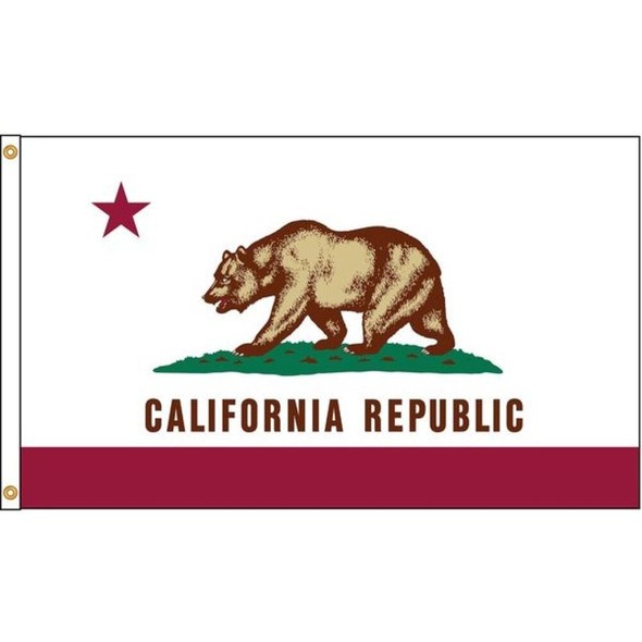Annin Flagmakers California Flag,5x8 Ft,Nylon 140480