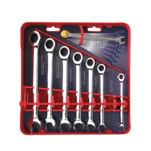 Westward Combo Wrench St,CV Steel,Chrome,Standard 1LCC7