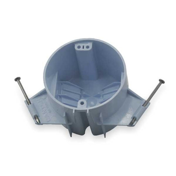 Electrical Box, 18 cu in, Ceiling Box Type, 1 Gang, Polycarbonate, Round Shape  EZ18CNR