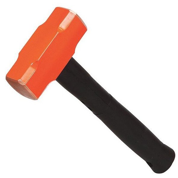 Westward Nonsparking Sledge,4 lb.,12 In,Steel 24Z029