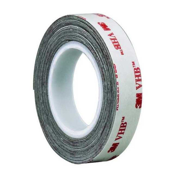 3m Foam Tape, Gray, 5 yd L, 1 in W 4926