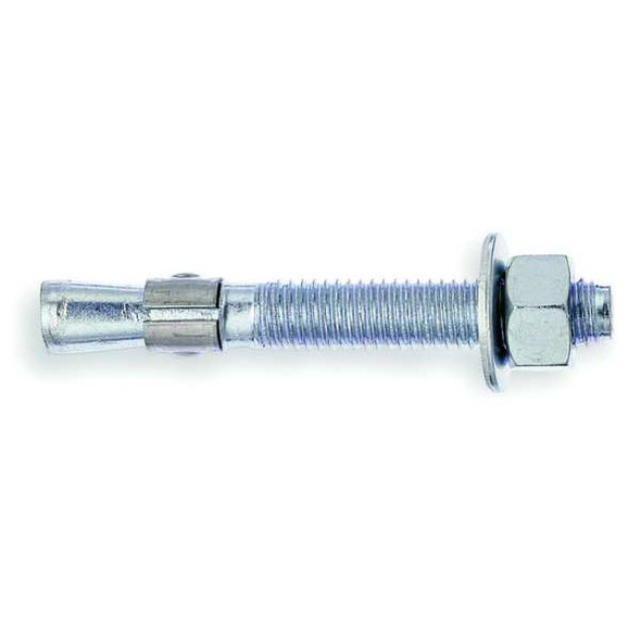 Red Head Wedge Anchor,3/4"-10,Steel,3/4 in,PK10 WS-3446