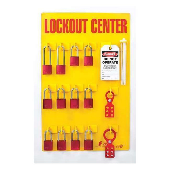 Zing Lockout Station, Filled, Electrical 2728