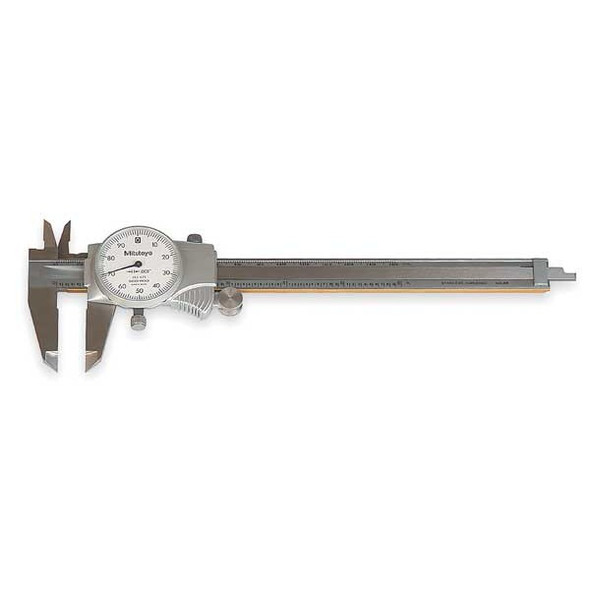 Mitutoyo Dial Caliper,0-6 In 505-742J