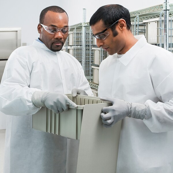 Kleenguard KleenGuard A20 Disposable Lab Coat, SMMMS, Snaps Closure, White, 2XL, 25 PK 40049