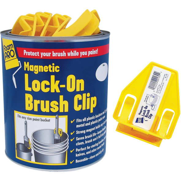 FoamPro Magnetic Lock-On Brush Clip 130 Pack of 20