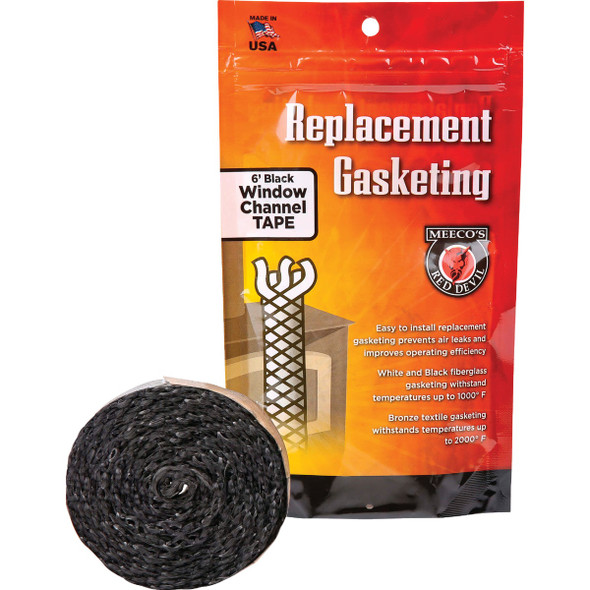 Meeco's Red Devil 3/4 In. x 6 Ft. Black Tape Gasketing 3102B