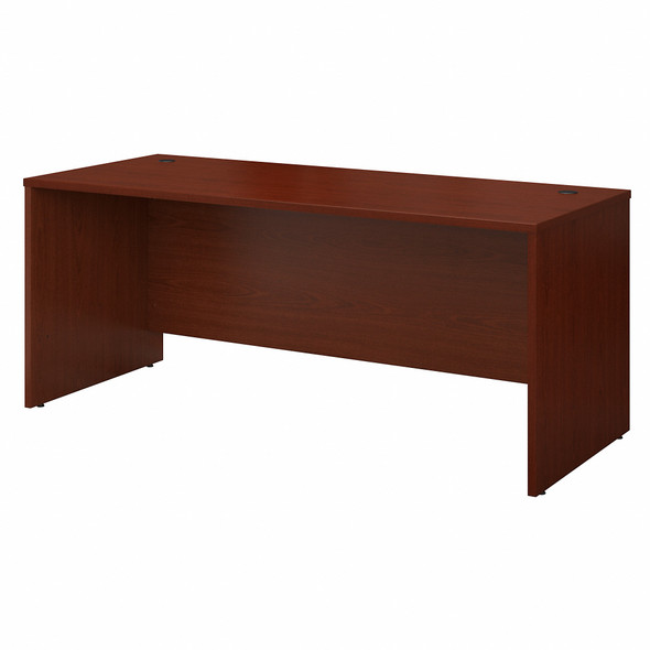 Bush Business Furniture Series C 72W x 30D Office Desk in Mahogany WC36736