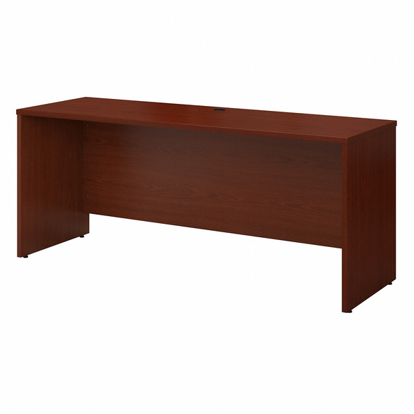 Bush Business Furniture Series C 72W x 24D Credenza Desk in Mahogany WC36726