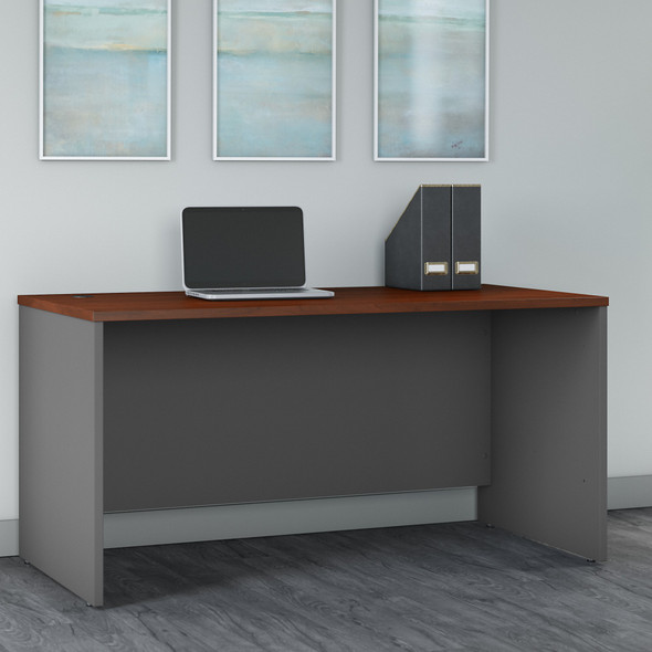 Bush Business Furniture Series C 60W x 30D Office Desk in Hansen Cherry WC24431