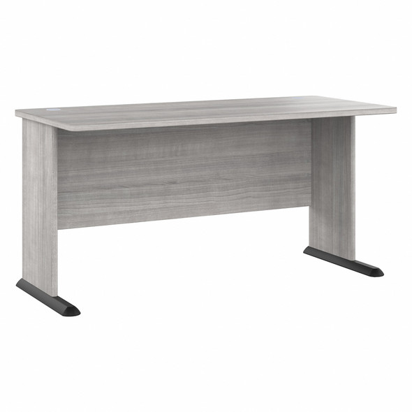 Bush Business Furniture Studio A 60W Computer Desk in Platinum Gray SDD160PG