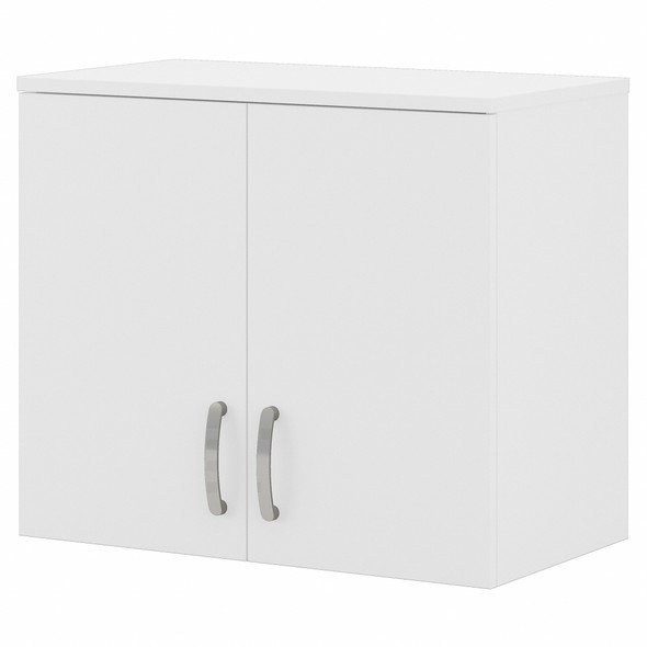 Bush Business Furniture Universal Garage Wall Cabinet with Doors and Shelves GAS428WH-Z
