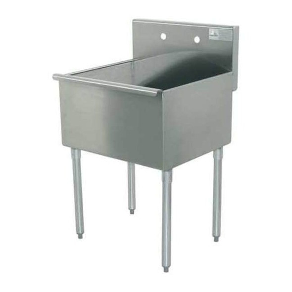 Advance Tabco Scullery Sink 36 in x 24 in, 1, 2, Floor, Stainless Steel 4-41-36