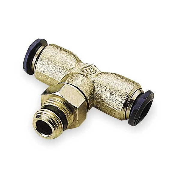 Aignep Usa Male Branch Tee,3/8",Tube x MNPT,PK10 88210-06-06