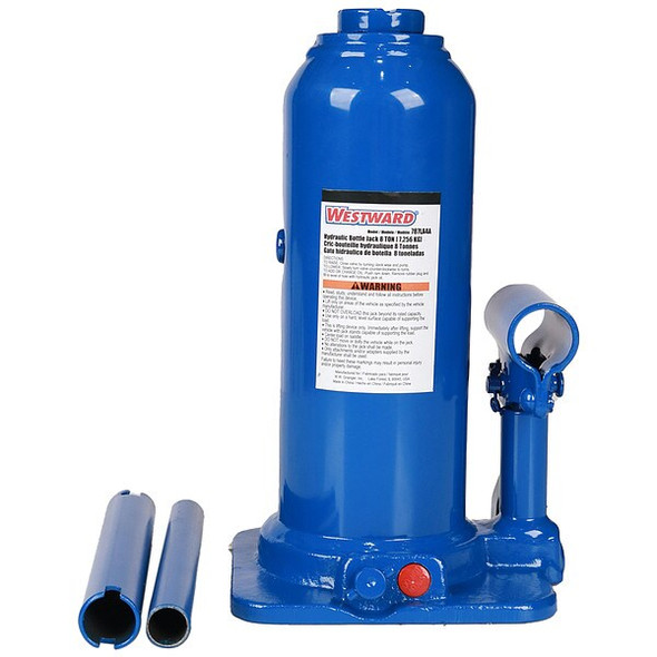 Westward Bottle Jack,8 ton Lifting Capacity 787LA4