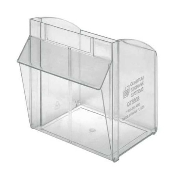 Quantum Storage Systems Tip-Out Bin,Clear,For Mfr. No. QTB303 QTB303CUP