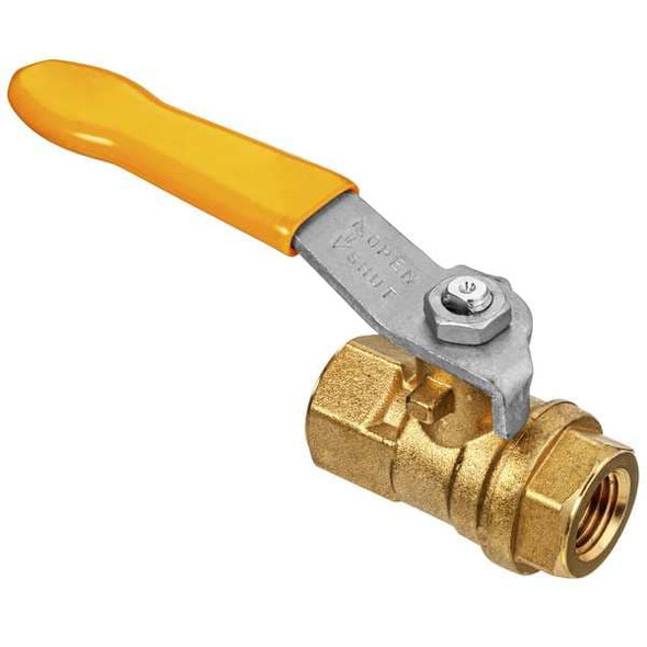 Usa Industrials Manual 2-Way Ball Valve,BSPT,Brass ZUSA-VLV-198