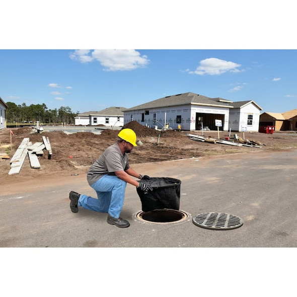 Ultratech Storm Drain Filter,Black,3 in H,PK10 8936