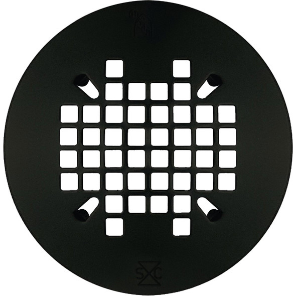 Sioux Chief 4-1/4 In. Matte Black Snap-In Shower Drain Strainer 827-2SMRPK1