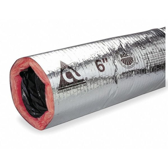 Atco Insulated Flexible Duct,25 ft. L,180F 13002506