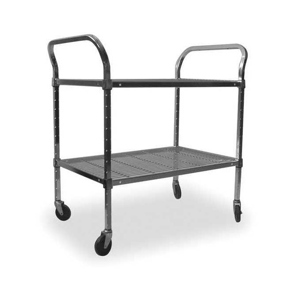 Manufacturer Varies Wire Cart,2 Shelf, 36x18x39,Chrome 2HDD2