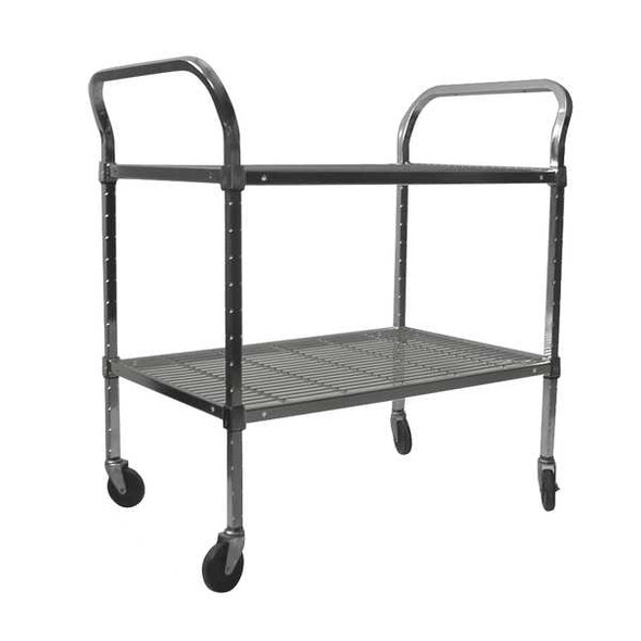 Manufacturer Varies Wire Cart,2 Shelf, 36x18x39,Chrome 2HDD2