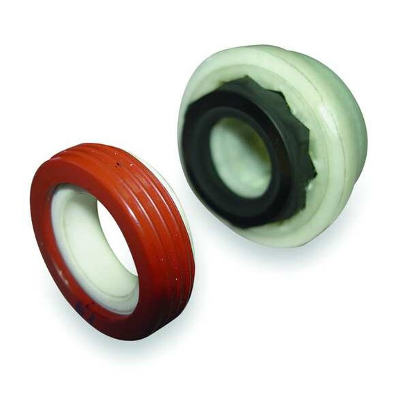 Shaft Seal, 5/8 In, Viton, Carbon, Ceramic, Seat Thickness: 0.405 in