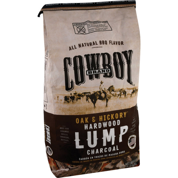 Cowboy 18 Lb. Hardwood Lump Charcoal 13518