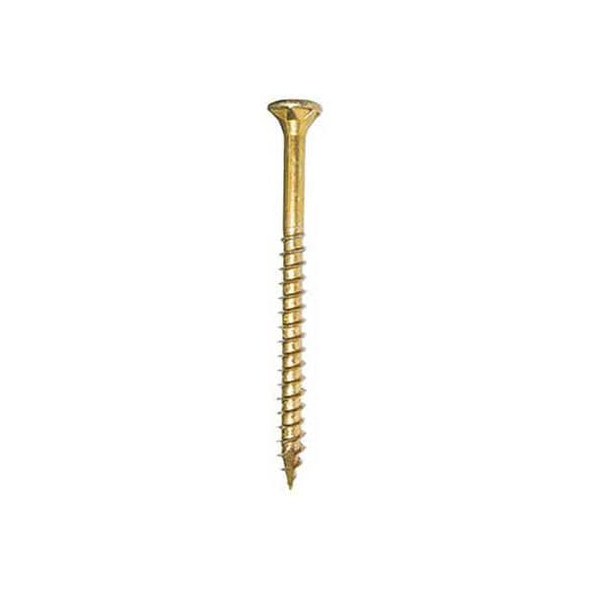 Deck Screw, #9 x 3-1/8 in, Climatek, Flat Head, Torx Drive, 1900 PK