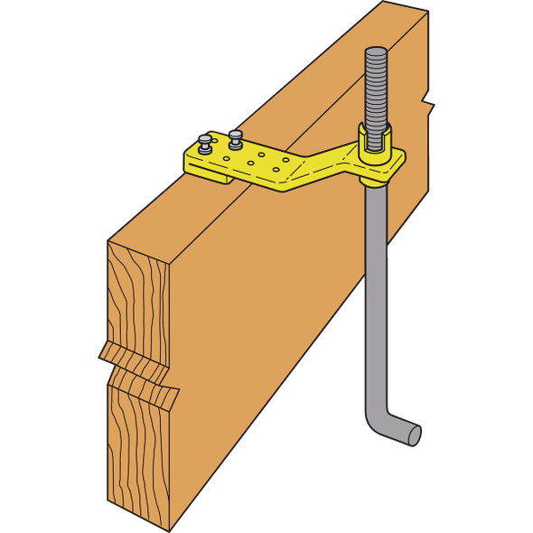 Simpson Strong-Tie AnchorMate 1/2 In. Dia. Yellow Anchor Bolt Holder (100 Ct.)