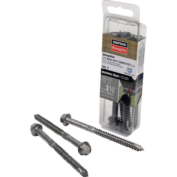 Strong-Drive 1-4x3-1-2 Sds 10-Cnt Scw SDS25312-R10 215452