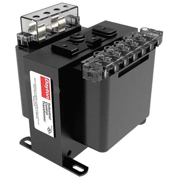 Dayton Control Transformer, 100 VA, 24V AC, 208/240/277/380/480V AC 31EJ23