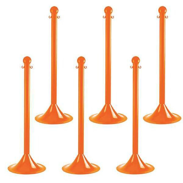 Manufacturer Varies Light Duty Stanchion,41 In. H,PK6 91512-6