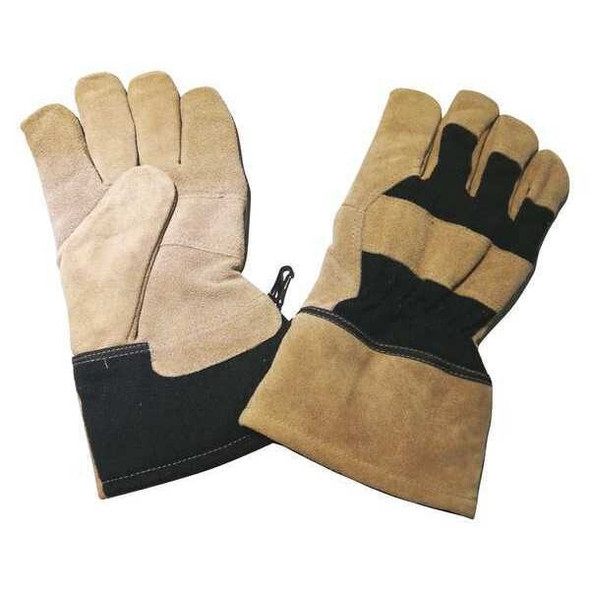 Condor Leather Gloves,Black/Beige,2XL,PR 48WU33 Condor Leather Gloves,Black/Beige,2XL,PR 48WU33