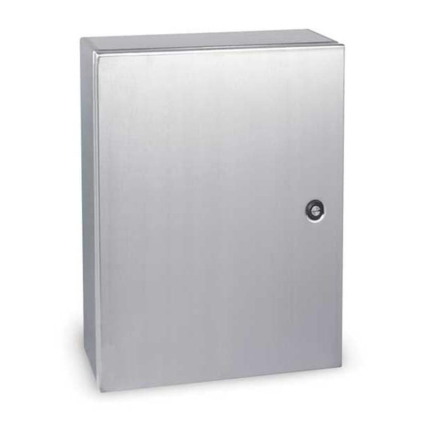 Wiegmann Enclosr,Metallc,16In.H x 16In.W x 8In.D N412161608SSC