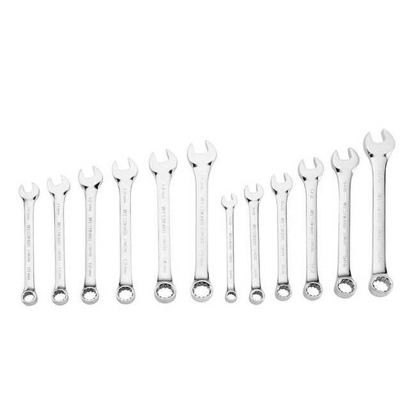 Westward Combo Wrench St,Steel,Full Polish,Offset 33M572