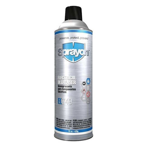 Sprayon Electrical Degreaser, 15 oz Aerosol Spray Can, Liquid SC0749000