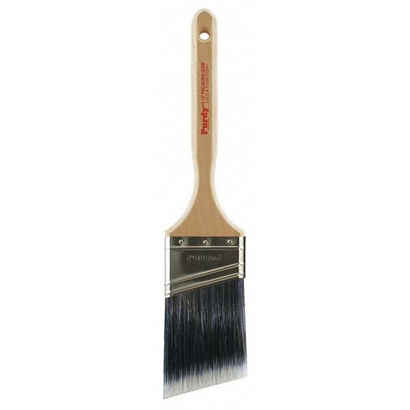 2-1/2" Angle Sash Firm, Nylon/Polyester Bristle, Paint Brush, Hardwood Handle