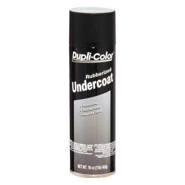 Dupli-Color Rubberized Undercoating, Black, Rubberized, Solvent, 16 oz EUC101A00