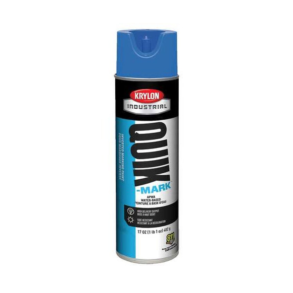 Krylon Industrial Inverted Marking Paint, 17 oz., Blue, Water -Based A03903004