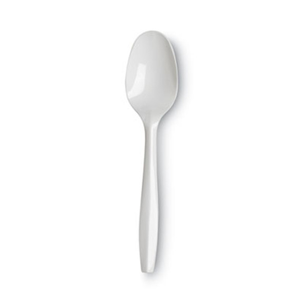 Dixie® Plastic Cutlery, Mediumweight Spoon, White, 1,000/Carton PTM21 Dixie® Plastic Cutlery, Mediumweight Spoon, White, 1,000/Carton PTM21
