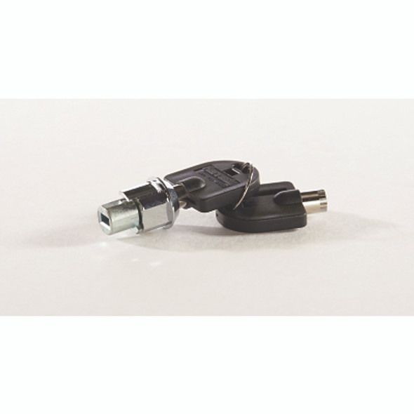 Tubular Key High Security Lock Sets, Steel, No Cam, Used with Roller Cabinets