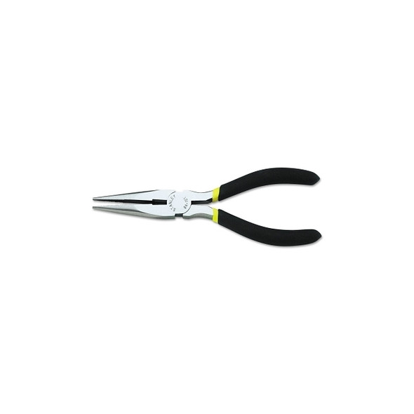 Long Nose Pliers, Steel, 6 7/8 in Long, 1 3/8 in Jaw