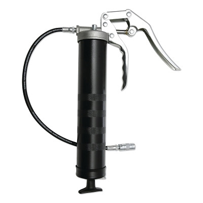 Pistol Grip Grease Gun, 14 oz, 6000 PSI, Coupler