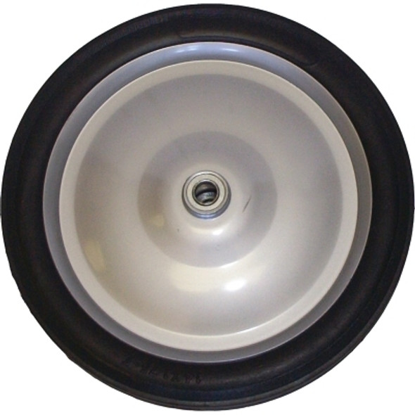 Semi-Pneumatic Wheel, Rubber, 14 in Wheel dia, 200 lb