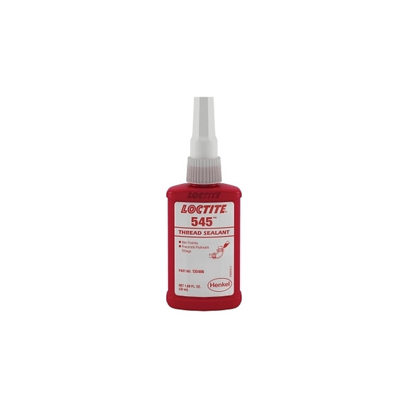 545™ Thread Sealant, Hydraulic/Pneumatic Fittings, 50 mL, Bottle, Purple