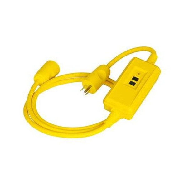 Hubbell Wiring Device-Kellems Self-Test Portable GFCI GFPST4C15A Hubbell Wiring Device-Kellems Self-Test Portable GFCI GFPST4C15A