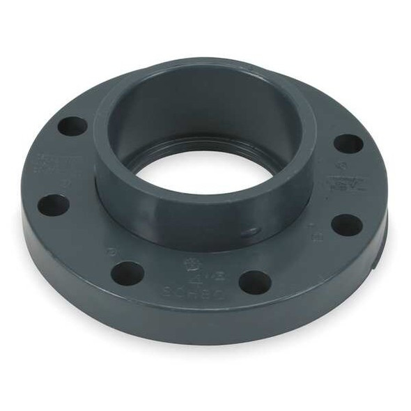 Manufacturer Varies PVC PVC Flange, Socket, 4 in Pipe Size 854-040