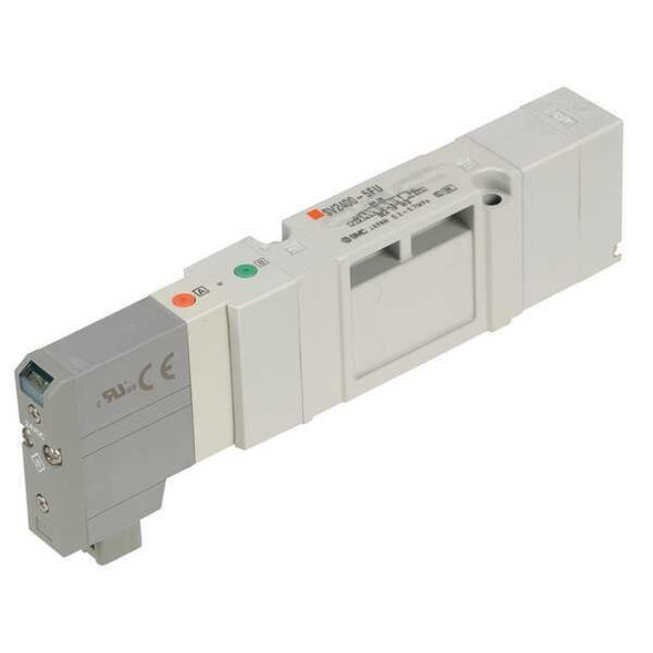 Smc Solenoid Air Con Valve,Five-Way,101 psi SV2400-5FU Smc Solenoid Air Con Valve,Five-Way,101 psi SV2400-5FU